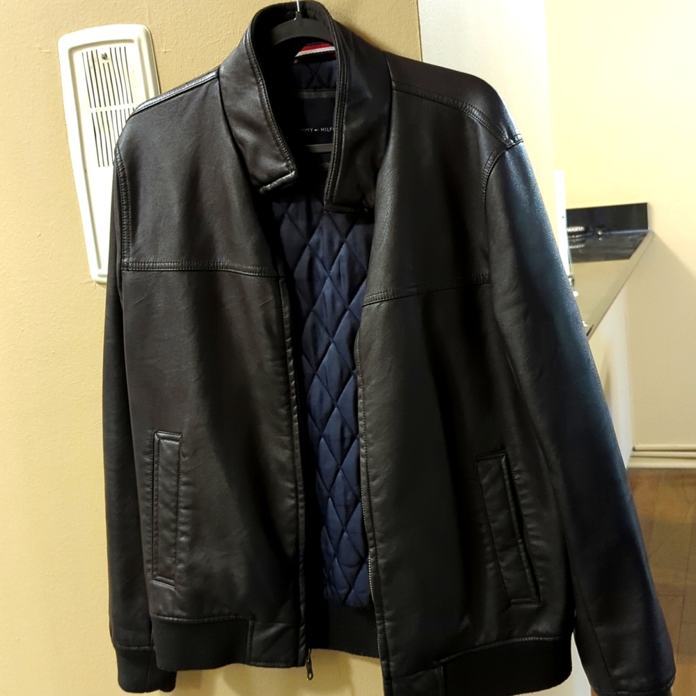 Tommy Hilfiger Leather Jacket ( flash sale )
